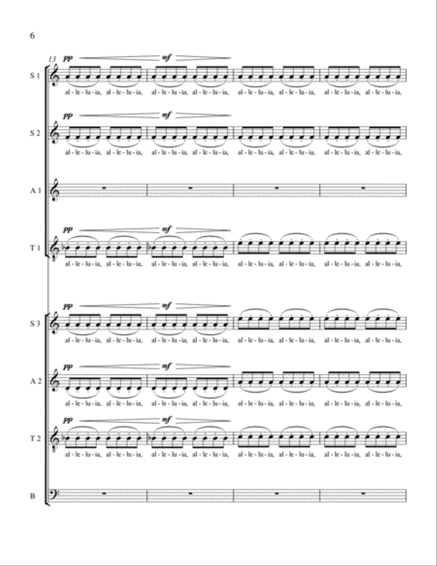 Regina Coeli à 8 Divisi scores gallery preview page 6