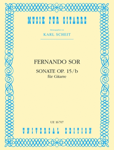 Guitar Sonata, Op. 15b (Scheit