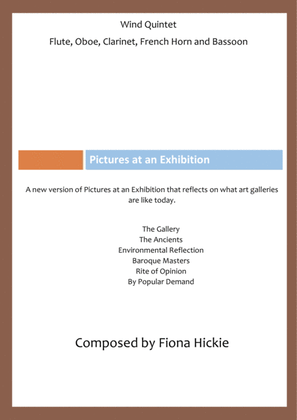 Book cover for Pictures at an Exhibition: Wind Quintet