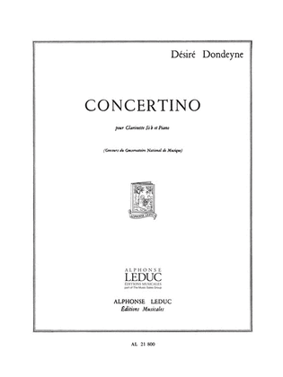 Concertino (clarinet & Piano)
