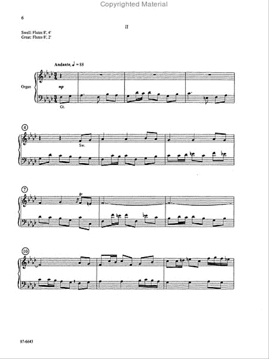 Wondrous Cross Organ scores gallery preview page 3