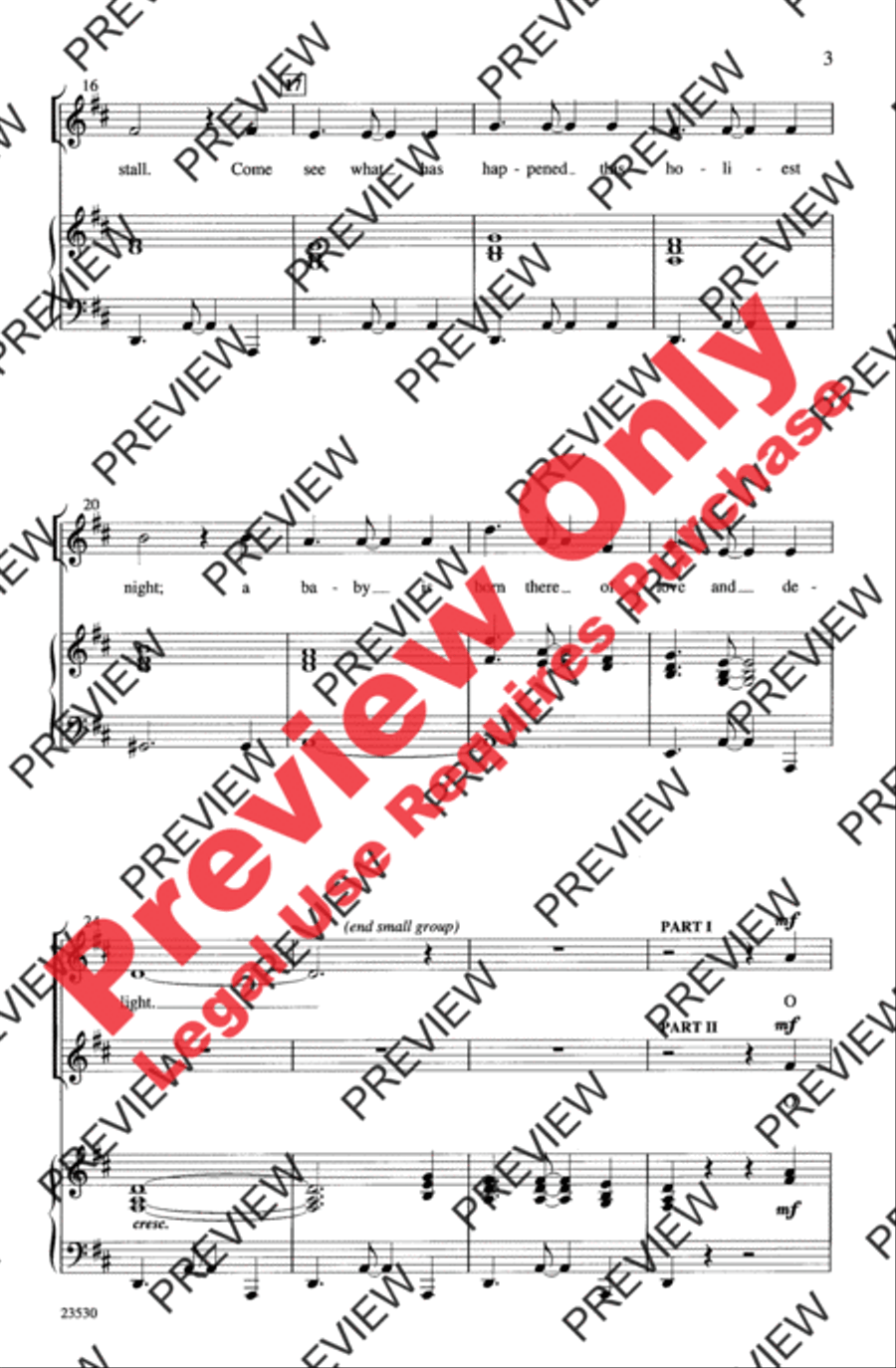 O Come, Little Children 2-Part scores gallery preview page 3