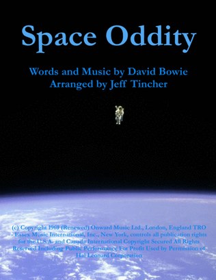 Book cover for Space Oddity