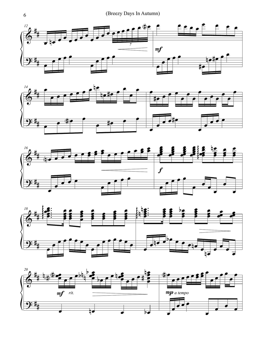 Jazz by Piano Piano Solo scores gallery preview page 6