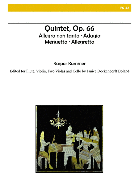 Flute Quintet, Op. 66, for Flute, Violin, Two Violas and Cello image number null