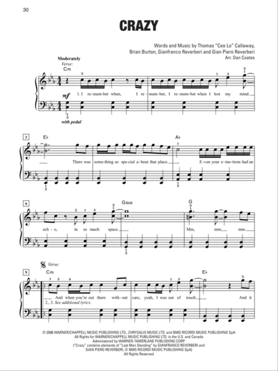 A Decade of Pop Hits -- 2000s Easy Piano scores gallery preview page 3