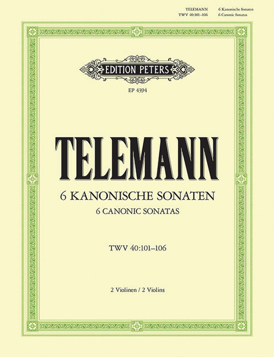 Canonic Sonatas Canonic Sonatas String Duet scores gallery preview page 1