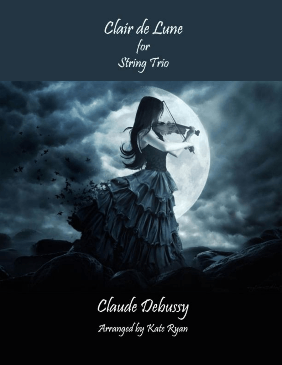 Clair de Lune (String Trio) String Trio scores gallery preview page 1
