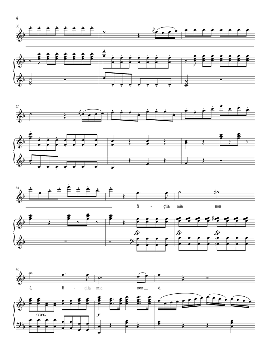 Queen Of The Night's Vengeance Aria Voice Solo scores gallery preview page 4
