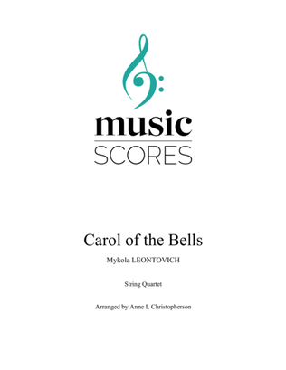 Book cover for Carol of the Bells - String Quartet