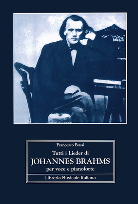 Book cover for Tutti i Lieder di Johannes Brahms
