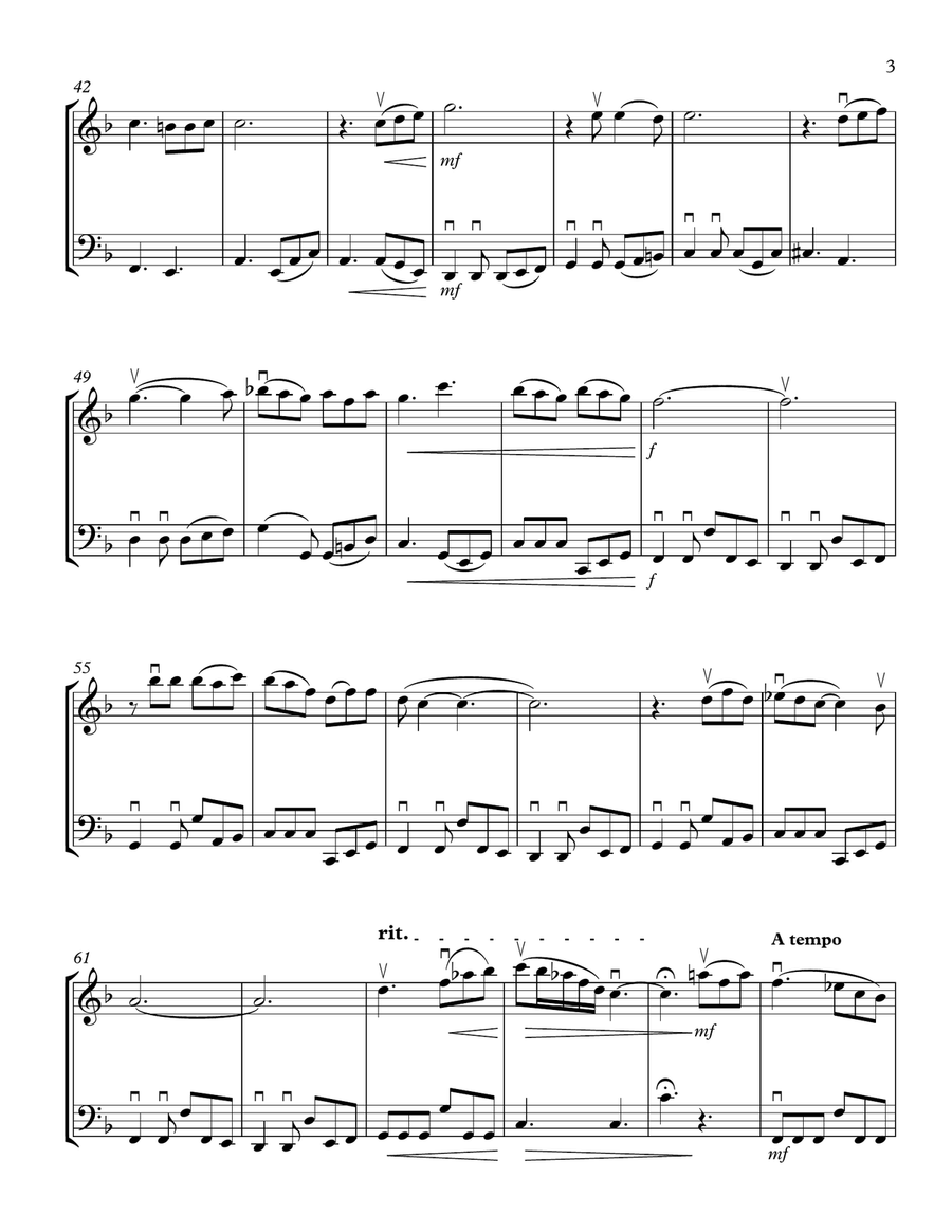 At Last String Duet scores gallery preview page 3