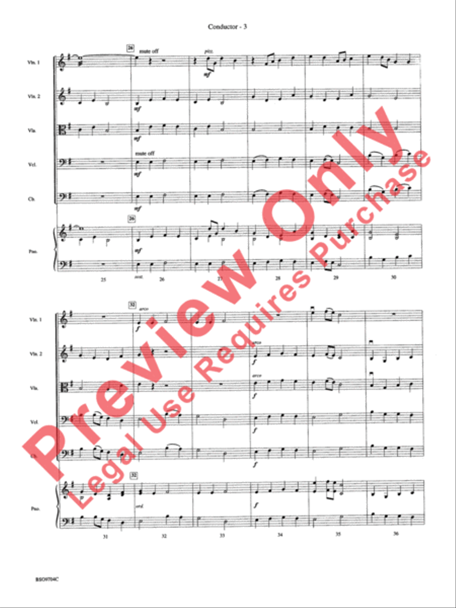 Sakura, Sakura Sakura, Sakura String Orchestra scores gallery preview page 6