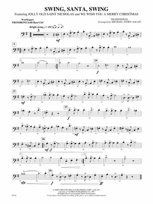 Swing, Santa, Swing: (wp) 1st B-flat Trombone B.C.