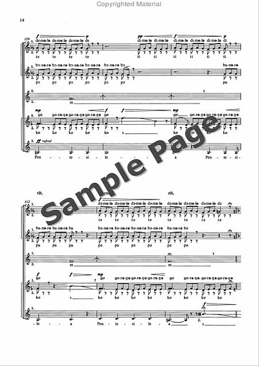 Amazones Sssaa Amazones Sssaa Women's Choir scores gallery preview page 15