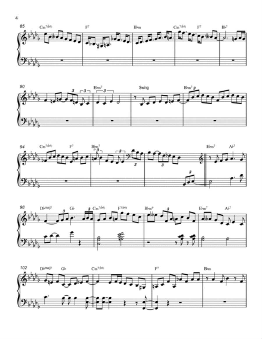 Besame Mucho Besame Mucho Piano Solo scores gallery preview page 4