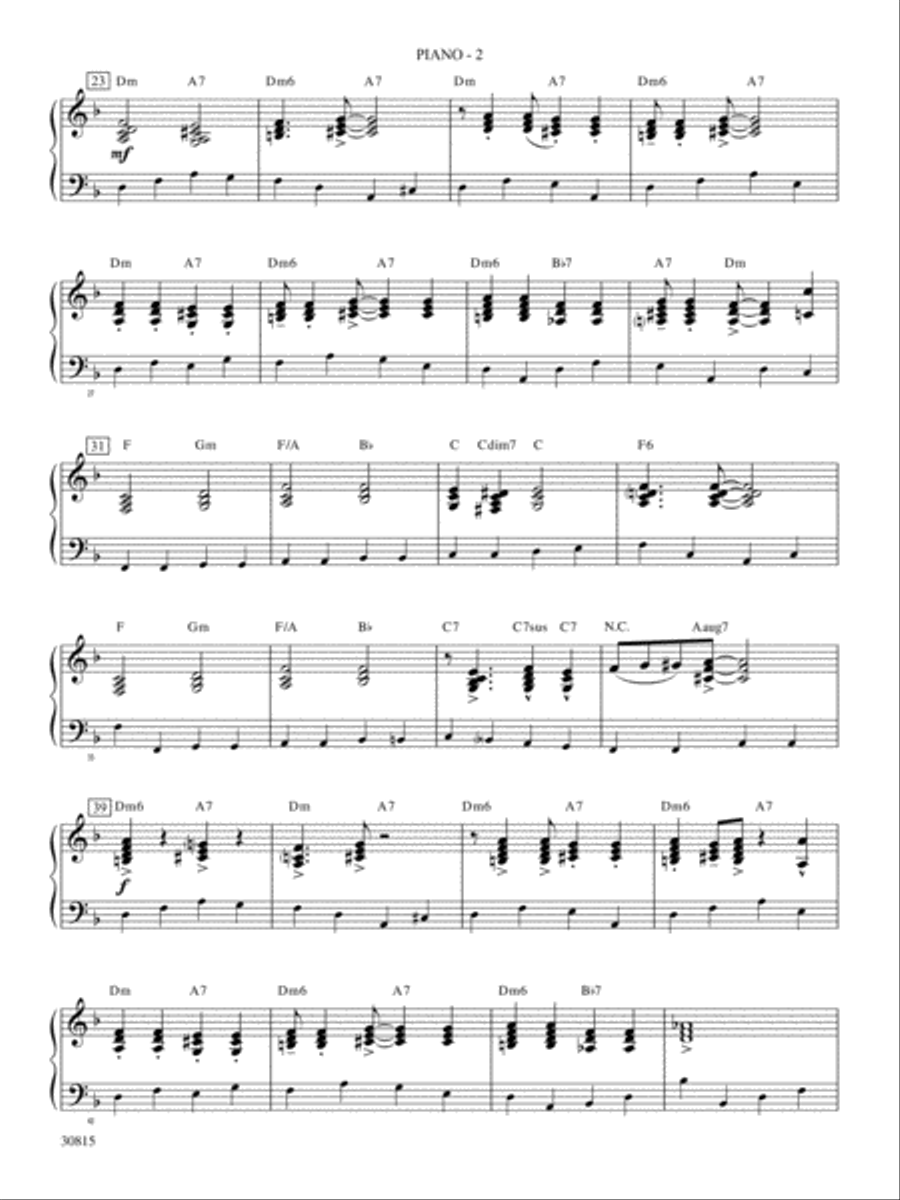 Jazz It Up!: Piano Accompaniment Concert Band scores gallery preview page 2