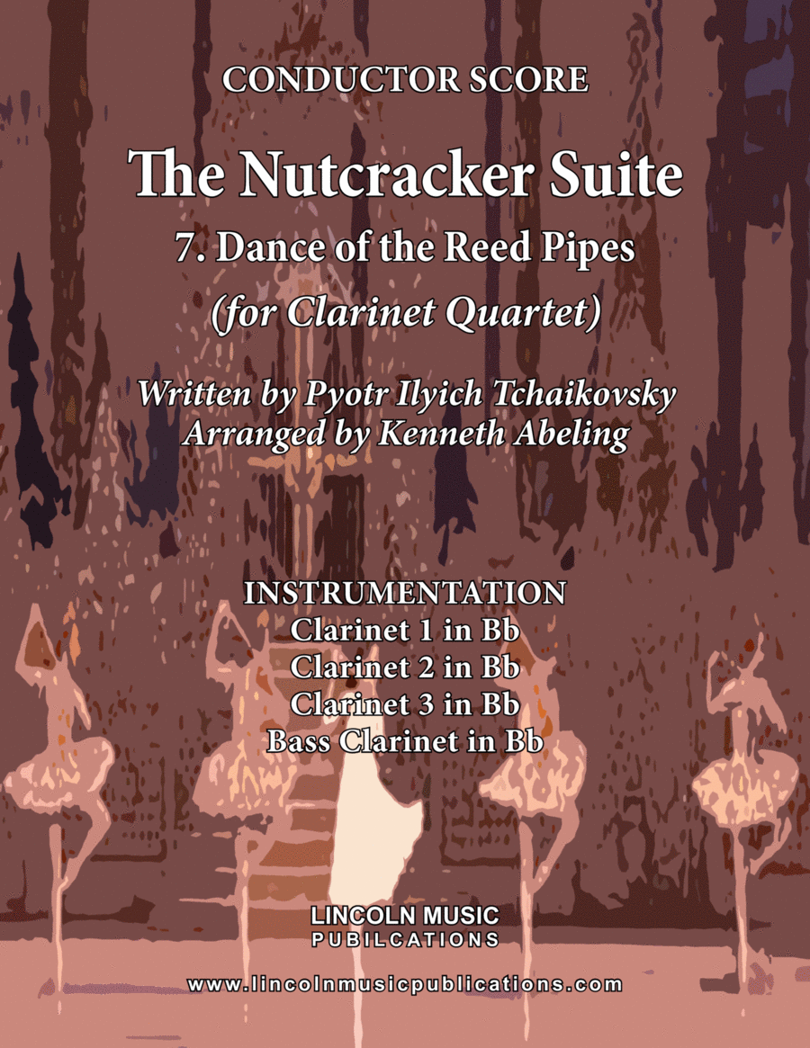 The Nutcracker Suite - 7. Dance of the Reed Flutes (for Clarinet Quartet) image number null