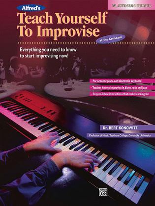 Book cover for Alfred's Teach Yourself to Improvise at the Keyboard