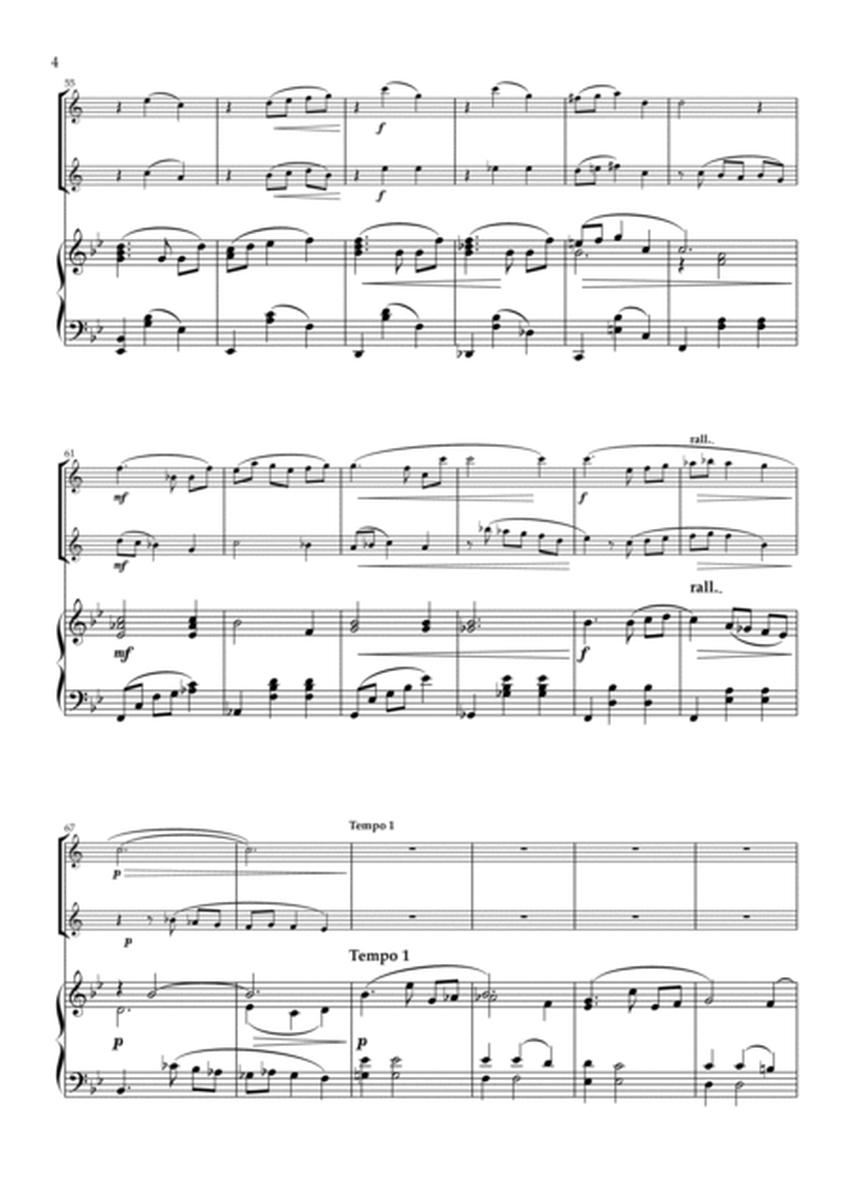 "Valse Sentimentale" Original for Clarinet Duet and Piano image number null