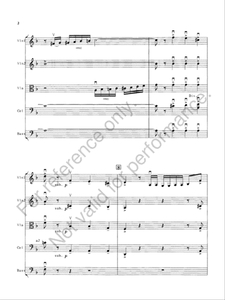 Our Creed Is Our Shield String Orchestra scores gallery preview page 4