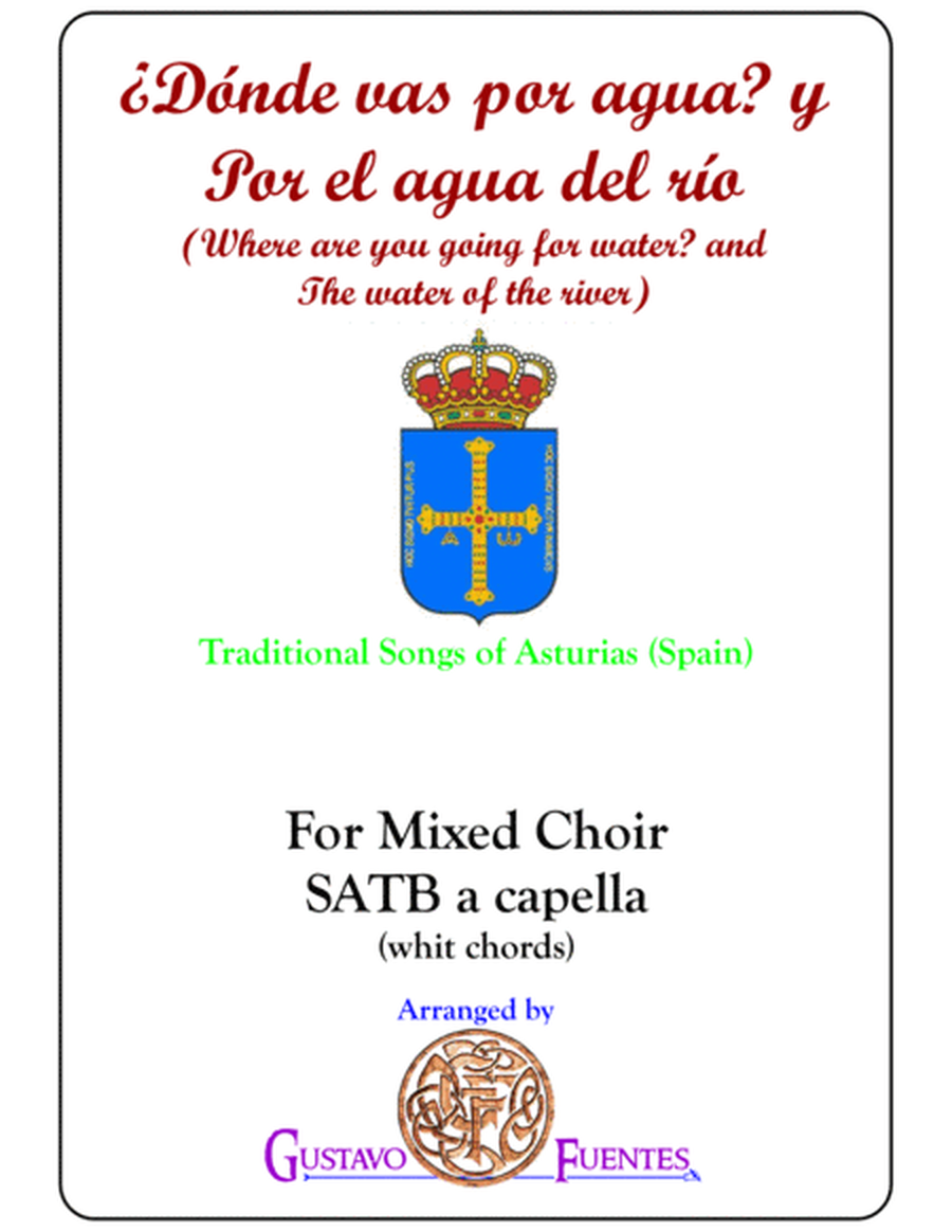¿Donde vas por agua? y Por el agua del río, traditional songs of Asturias (Spain) for Mixed Choir image number null