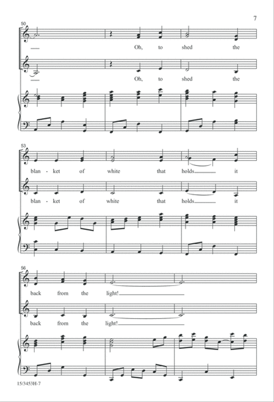 Longing for Spring SSA scores gallery preview page 7