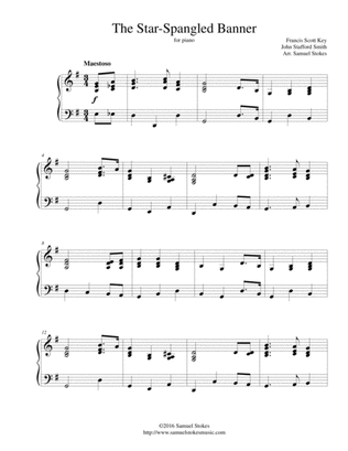 The Star-Spangled Banner - for piano