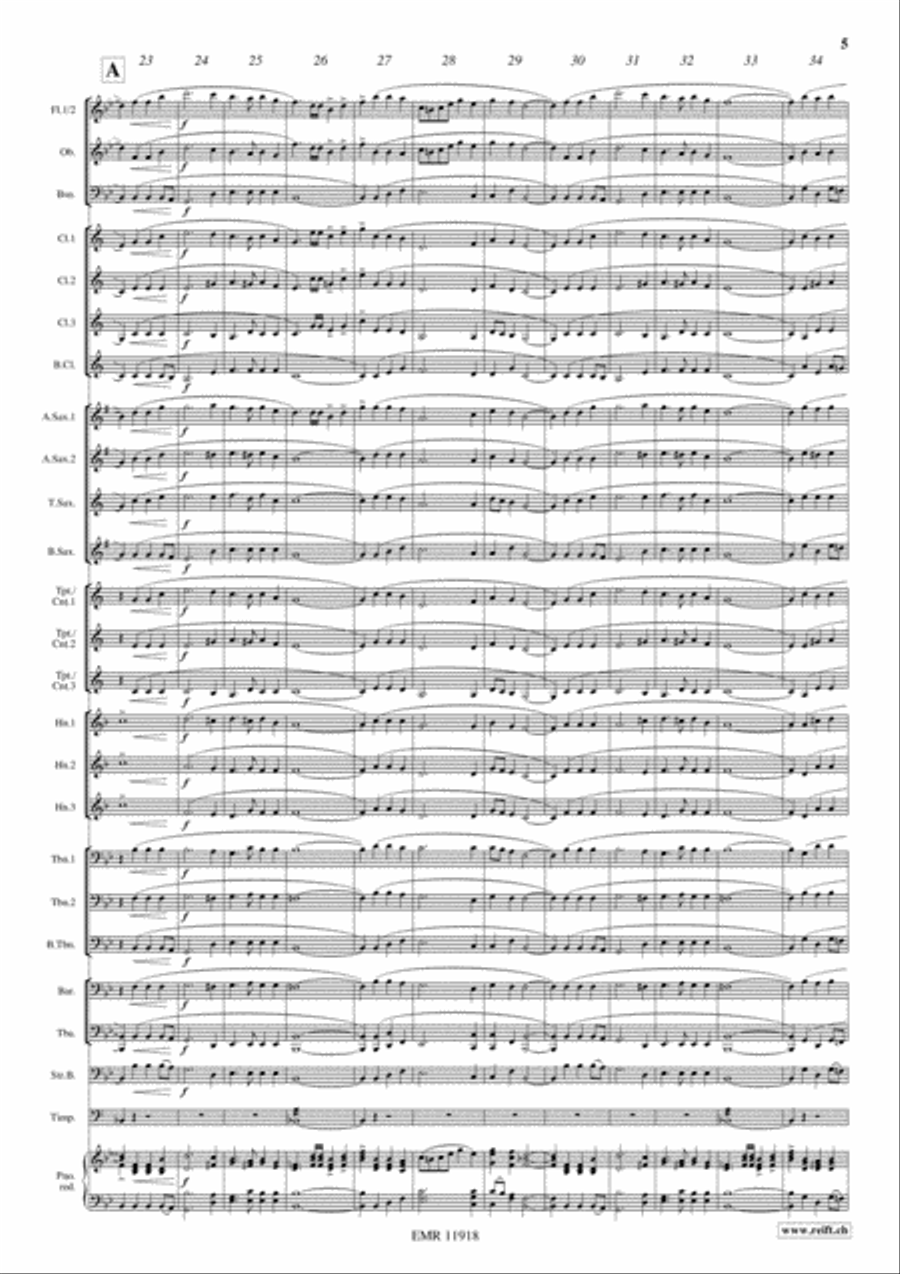 How Great Thou Art Concert Band scores gallery preview page 6