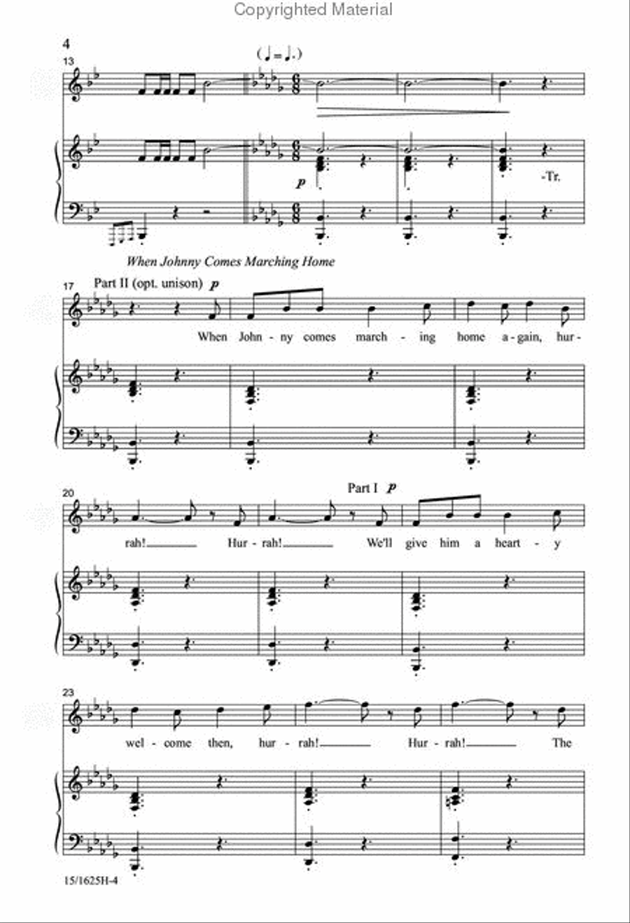 A Patriotic Salute 2-Part scores gallery preview page 3