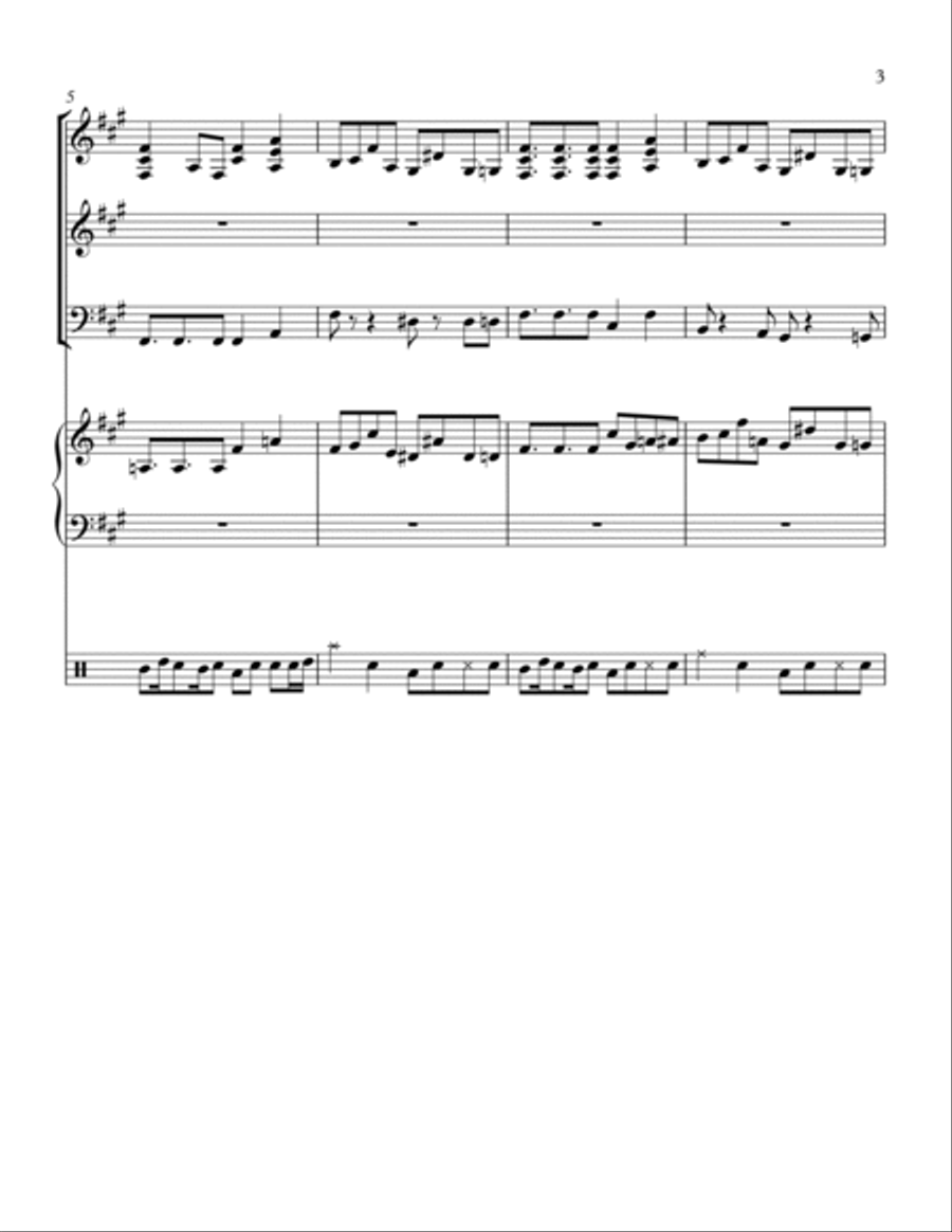Opus 59 - I spy classically Small Ensemble scores gallery preview page 3