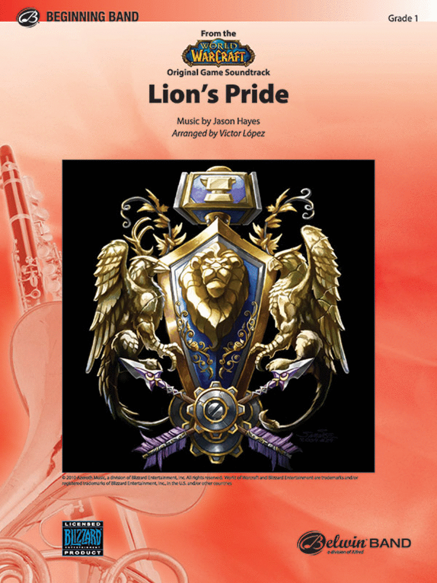 Lion's Pride (from the World of Warcraft Original Game Soundtrack) Concert Band scores gallery preview page 1