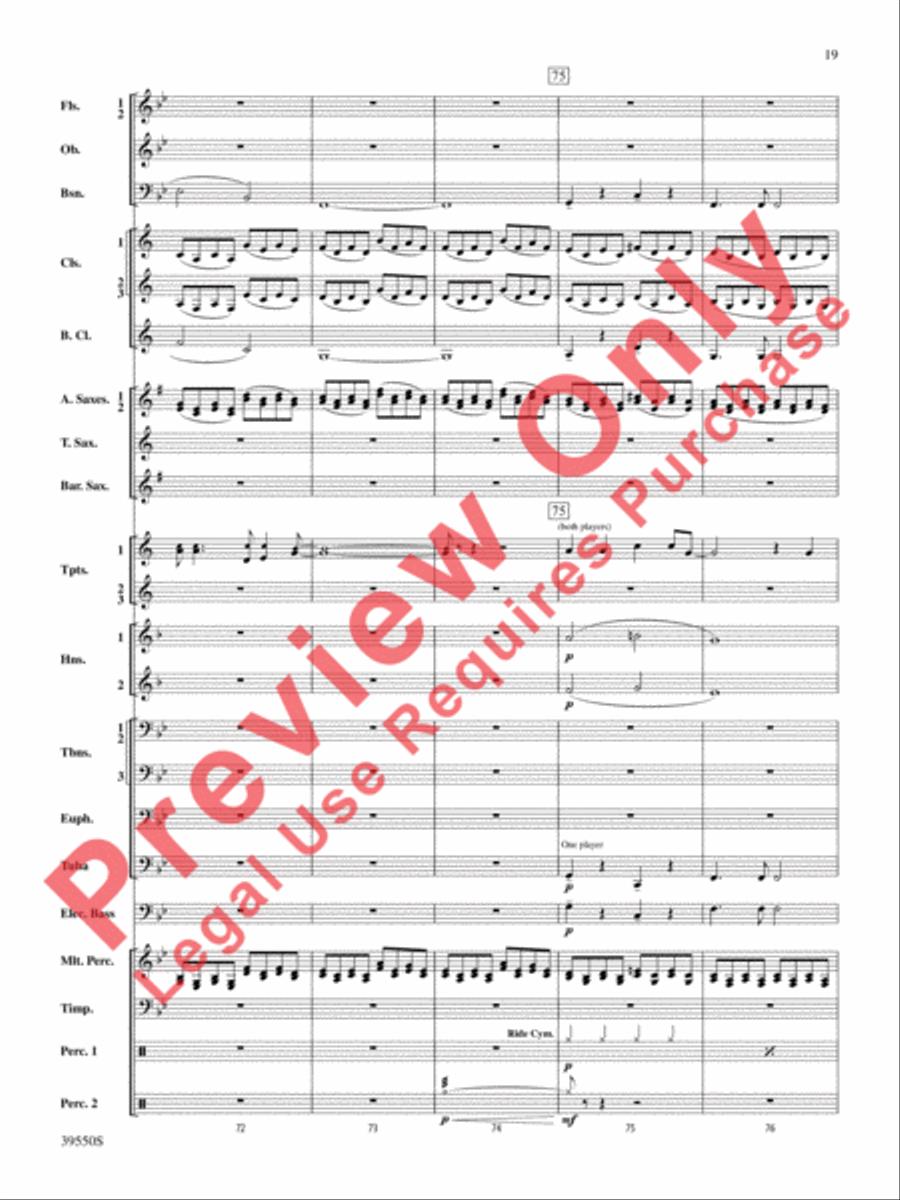 The Rolling Stones on Tour Concert Band scores gallery preview page 20