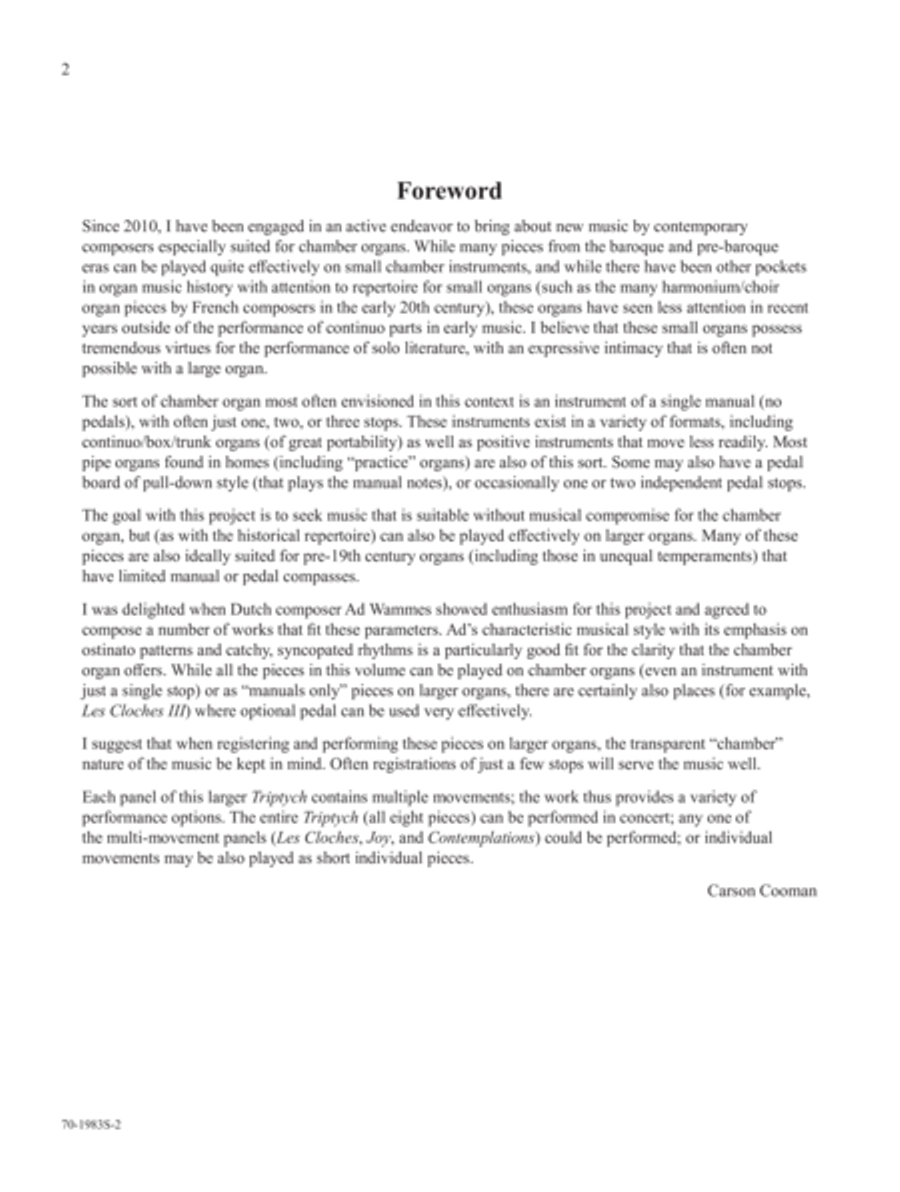 Triptych Triptych Organ Solo scores gallery preview page 2