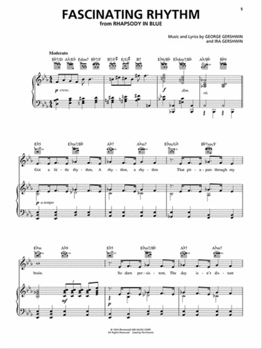 George Gershwin George Gershwin Piano scores gallery preview page 2