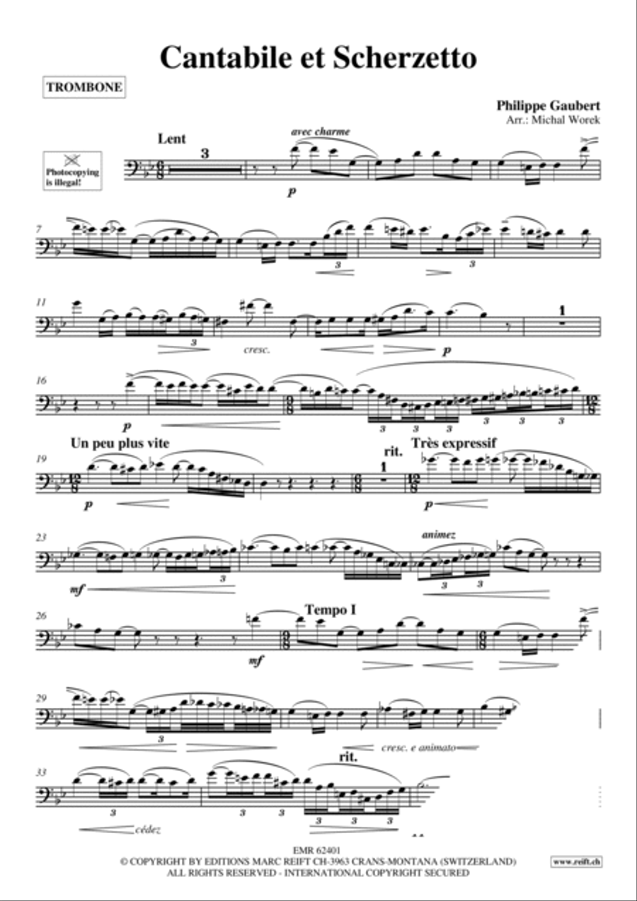 Cantabile et Scherzetto Piano Accompaniment scores gallery preview page 3