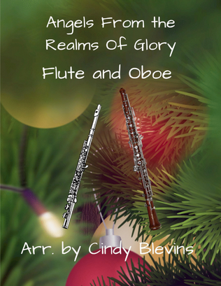 Angels From the Realms of Glory, for Flute and Oboe Duet