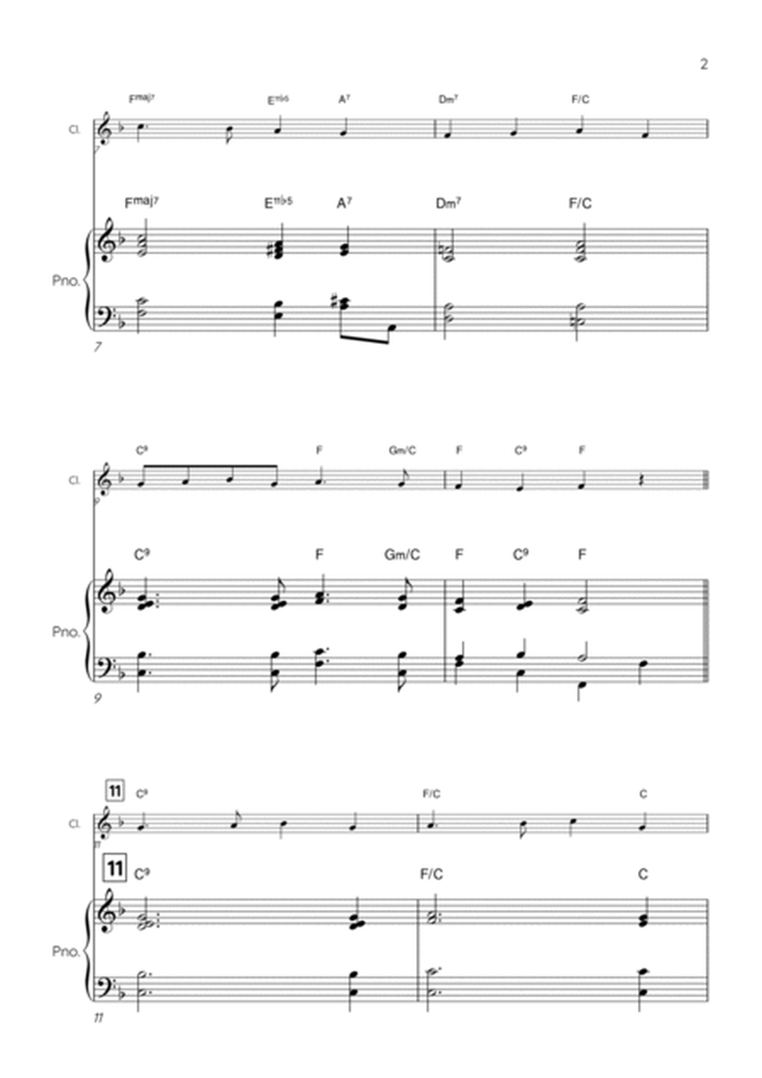 Deck the Halls sheet music | Clarinet & Piano (F) image number null