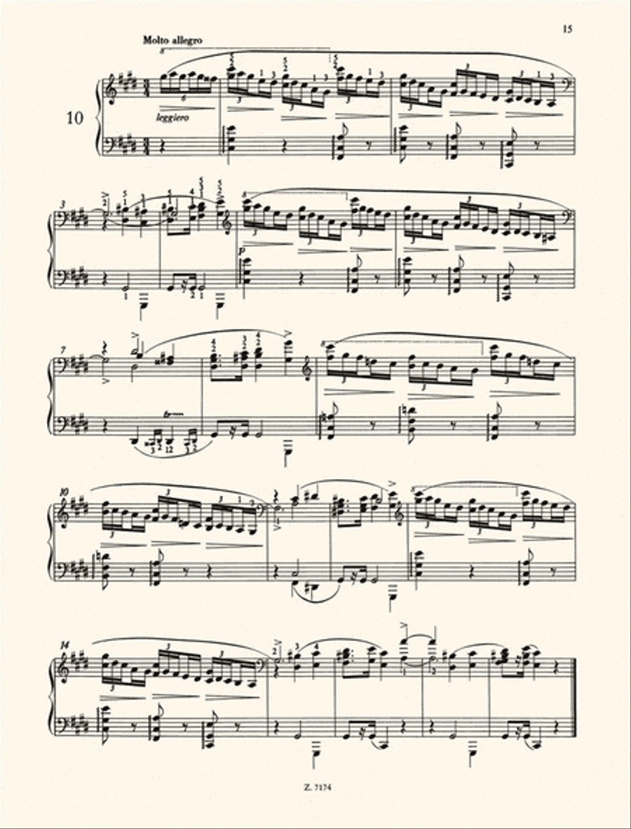 Preludes pour piano seul Piano Solo scores gallery preview page 4