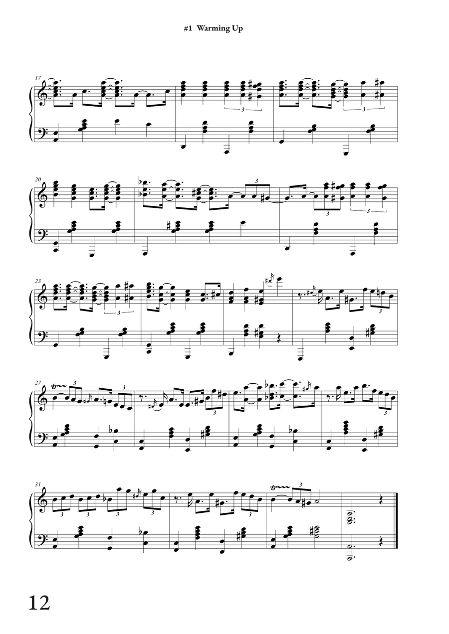 So Hyun Kim Ballet Class Music Vol.1 Piano Solo scores gallery preview page 5