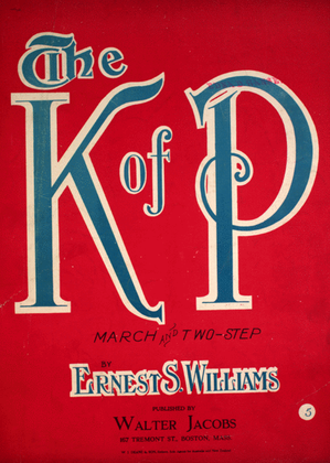 Book cover for The K. of P. March and Two Step
