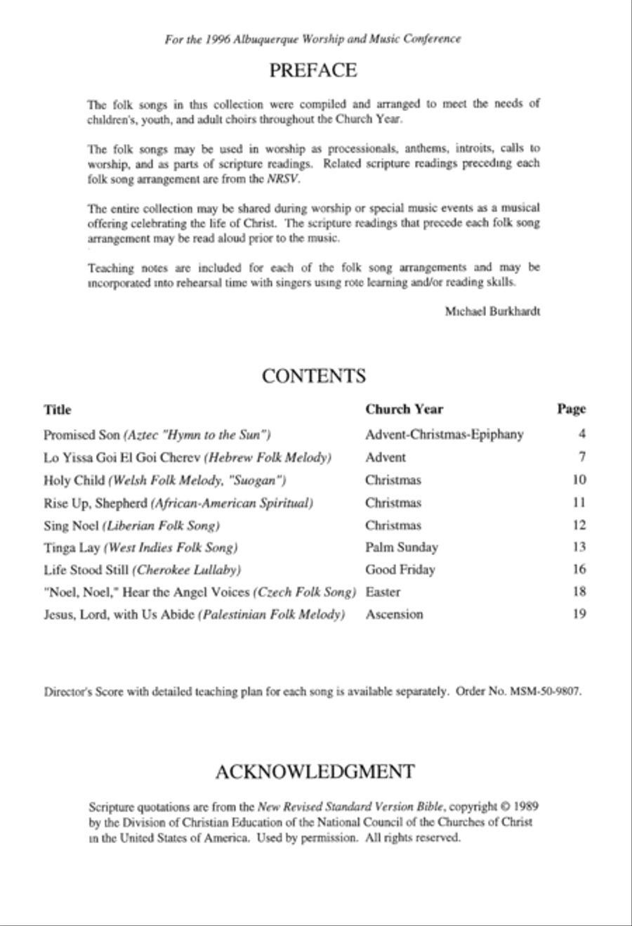 Promised Son Promised Son TTBB scores gallery preview page 2