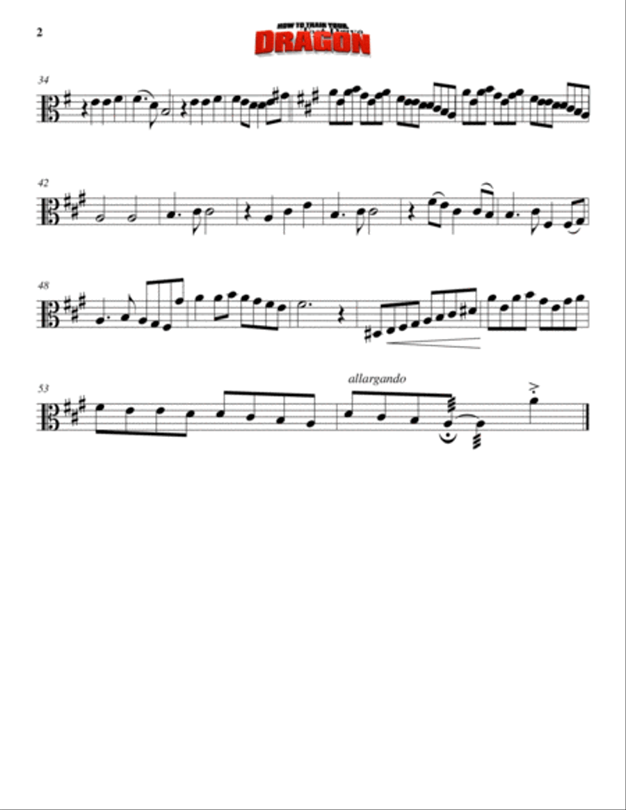 Test Drive Viola Solo scores gallery preview page 3