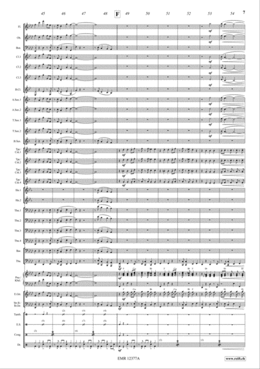 Beverly Hills Cop Concert Band scores gallery preview page 7