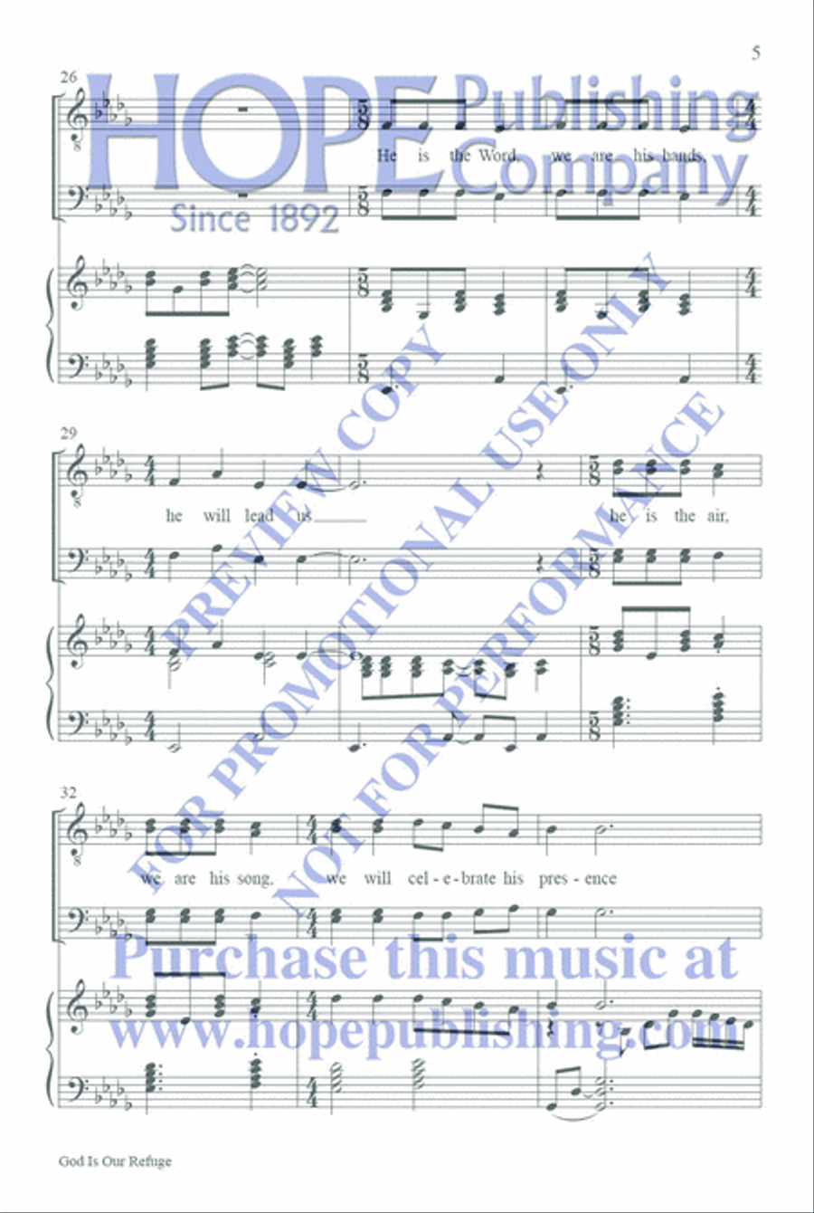 God Is Our Refuge God Is Our Refuge TTBB scores gallery preview page 6