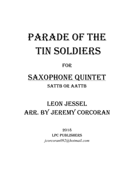 Parade of the Tin Soldiers for Saxophone Quintet image number null