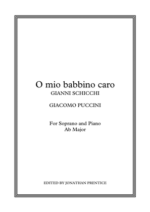 Book cover for O mio babbino caro - Gianni Schicchi (Ab Major)