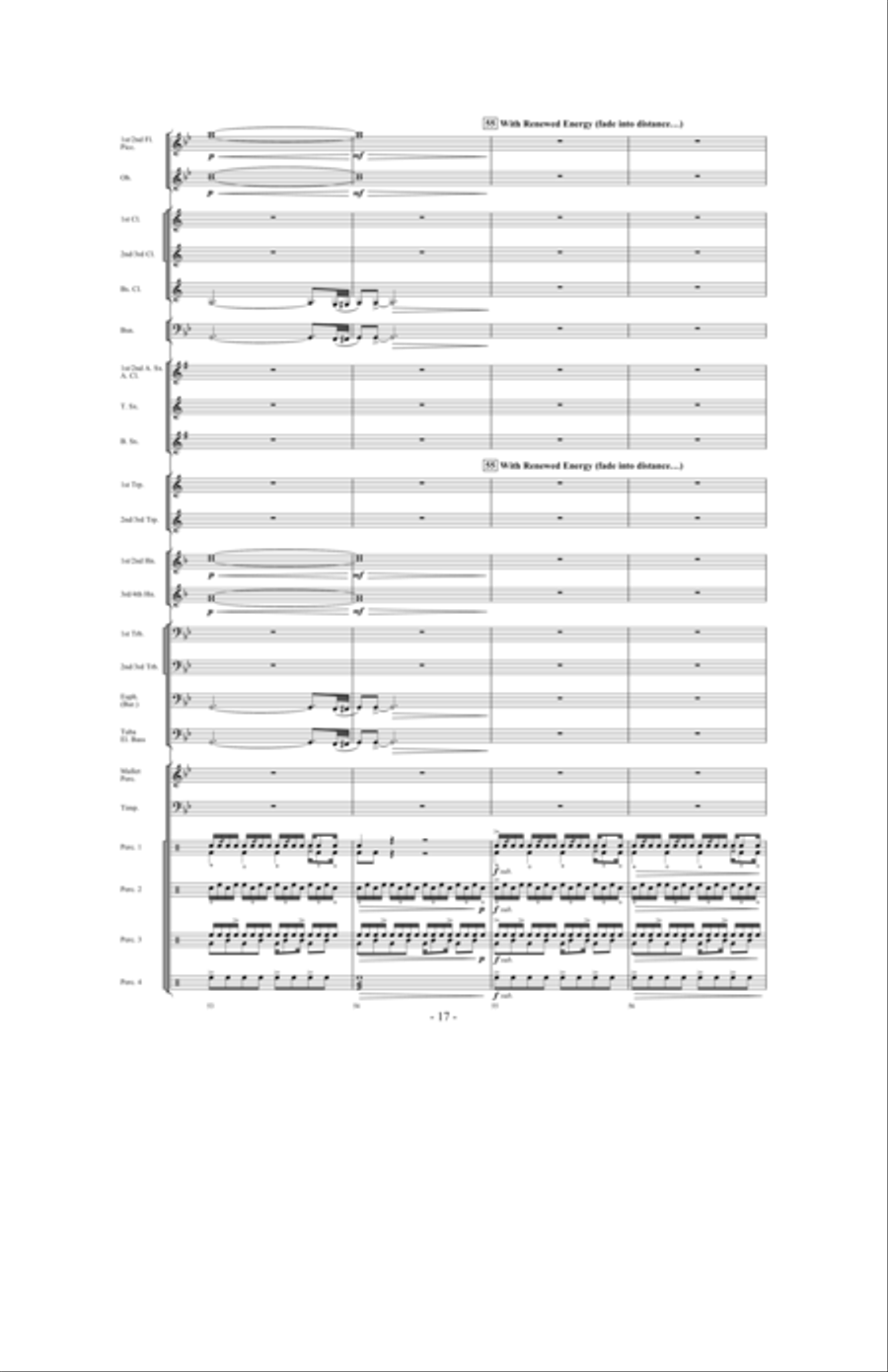 Brazil: Ceremony, Song and Samba Concert Band scores gallery preview page 16