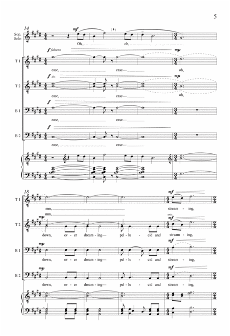Last Lullaby TTBB scores gallery preview page 4