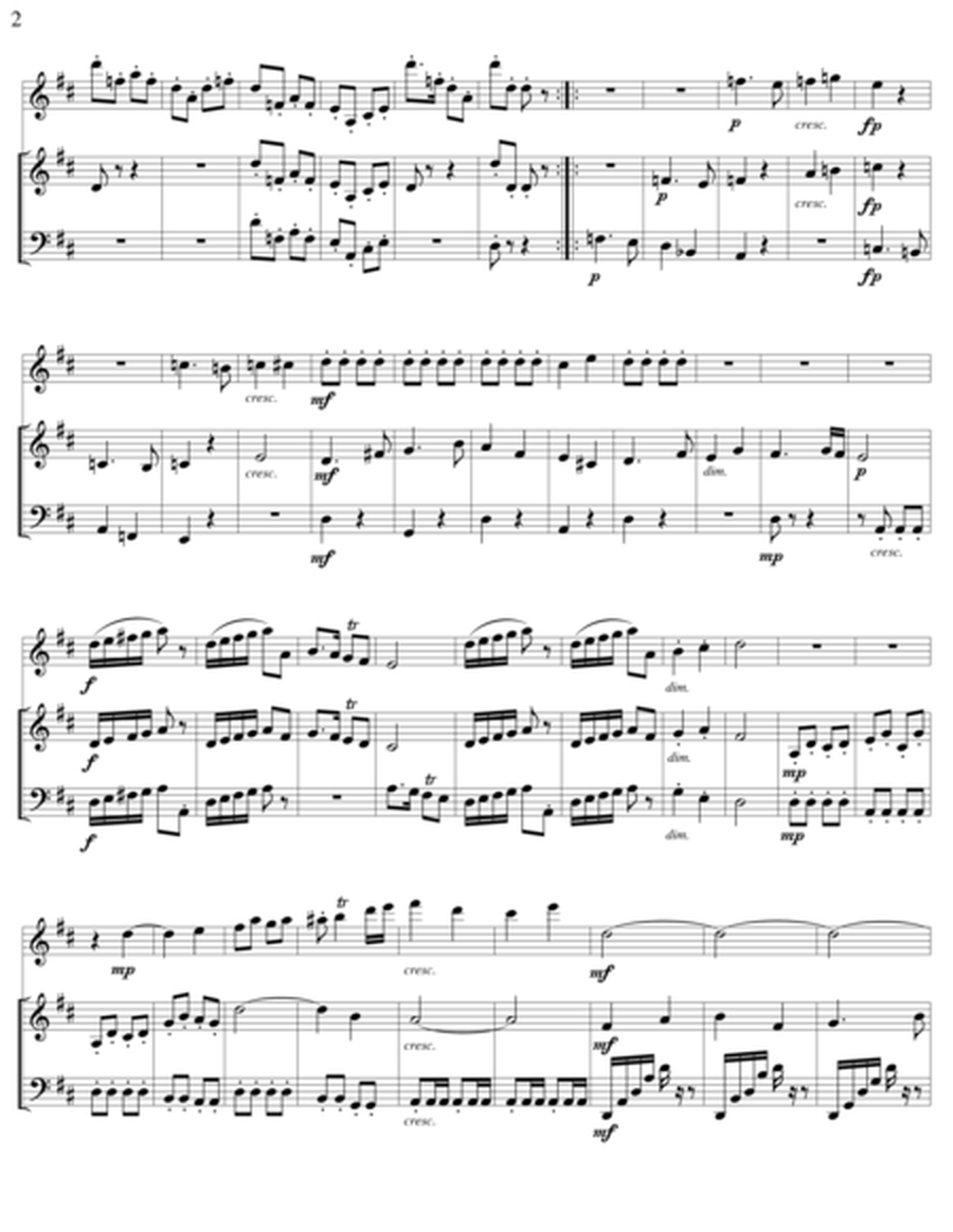 Trio in D Major (for Flute, Violin, and Violincello)